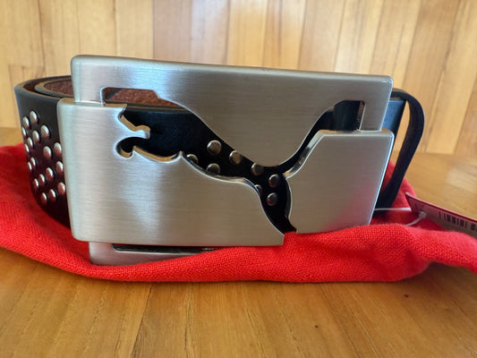 Puma Golf Leather Rivet Belt
