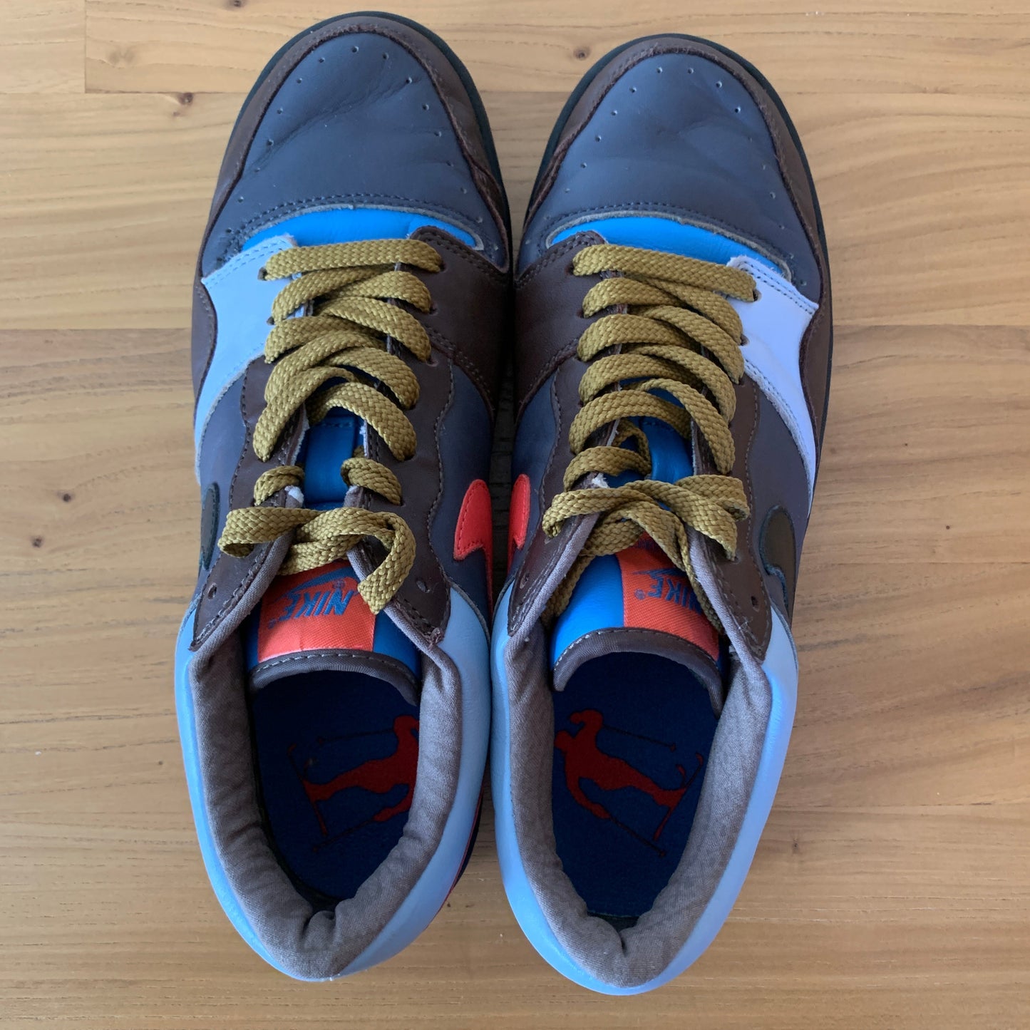 2006 Nike Court Force Premium Dark Blue Grey/Black-Boarder Blue