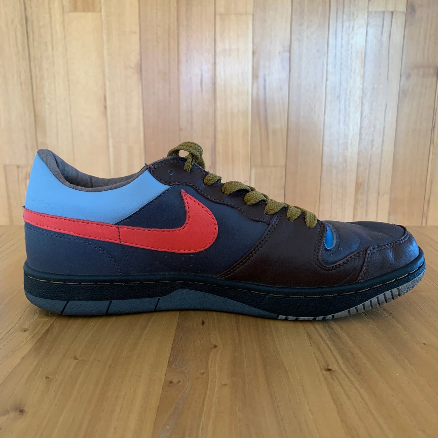 2006 Nike Court Force Premium Dark Blue Grey/Black-Boarder Blue