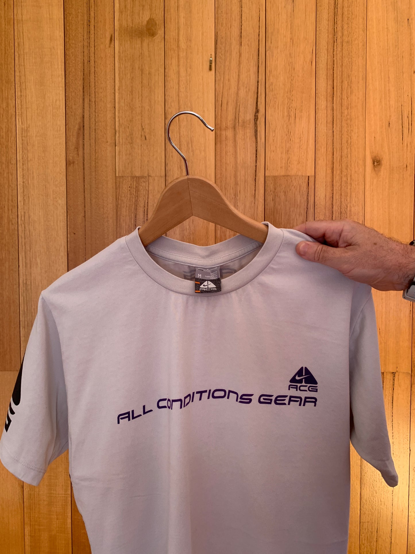 2006 Nike ACG Big Logo T-Shirt - Grey