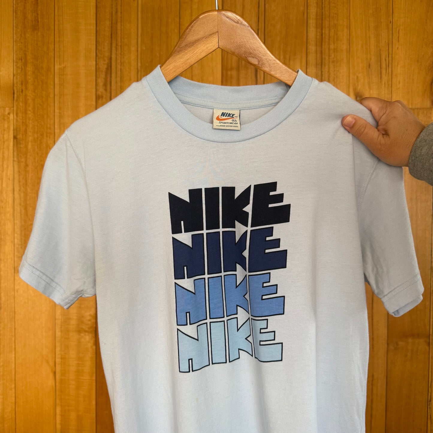 Nike Sportswear Limited Issue 'Modified Block' Logo T-Shirt