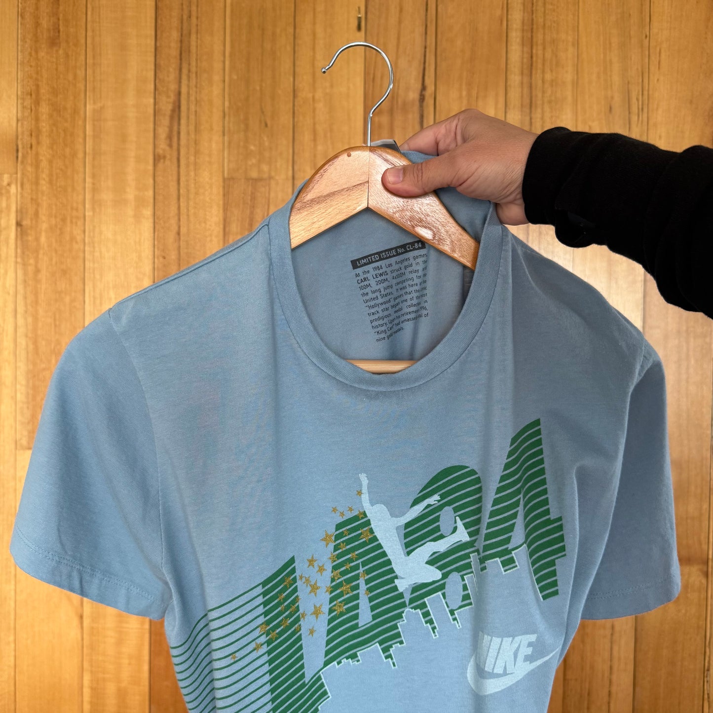 Nike Sportswear Limited Issue 'LA 84 Carl Lewis' T-Shirt - Blue