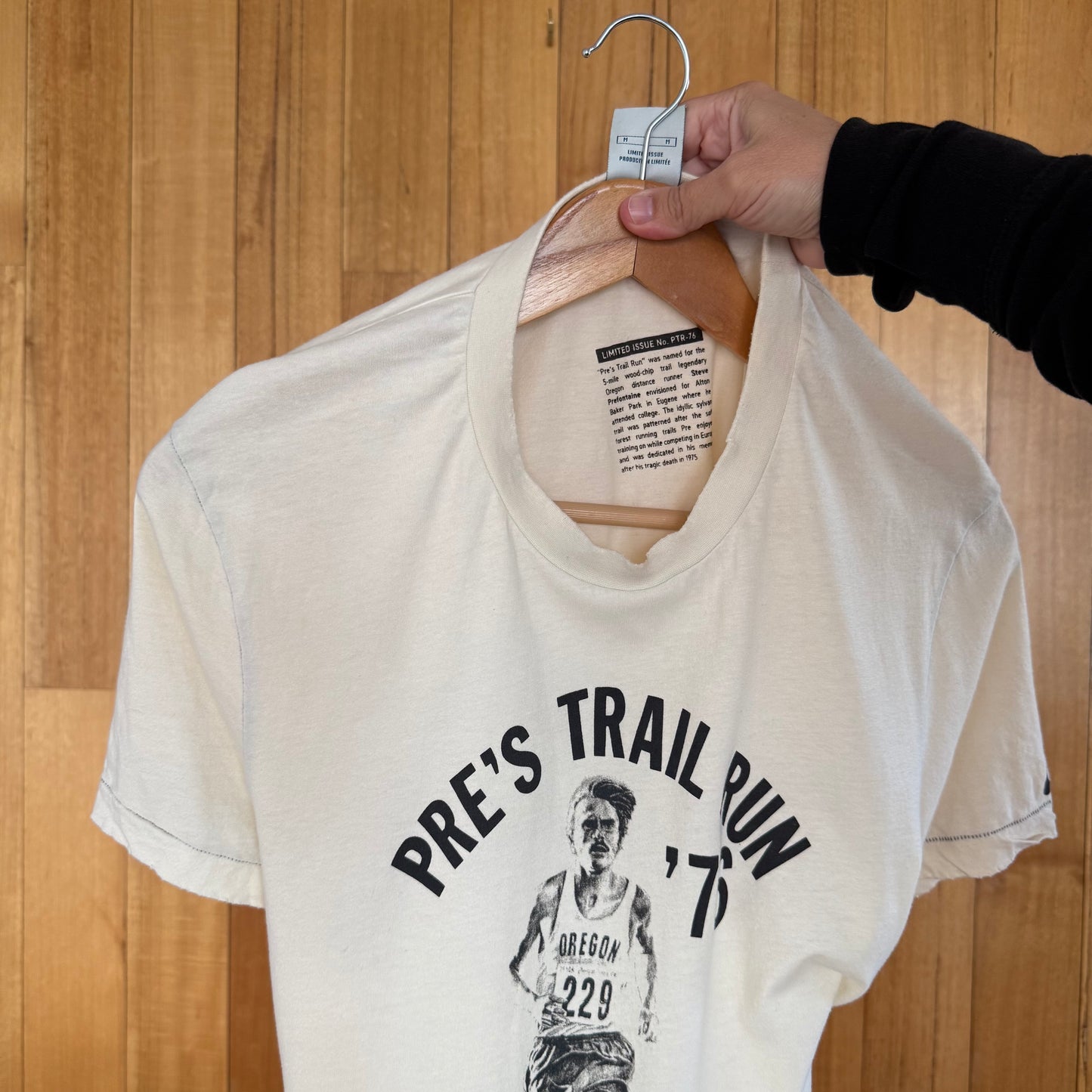 Nike Sportswear Limited Issue 'Pre's Trail Run 76' T-Shirt - Cream