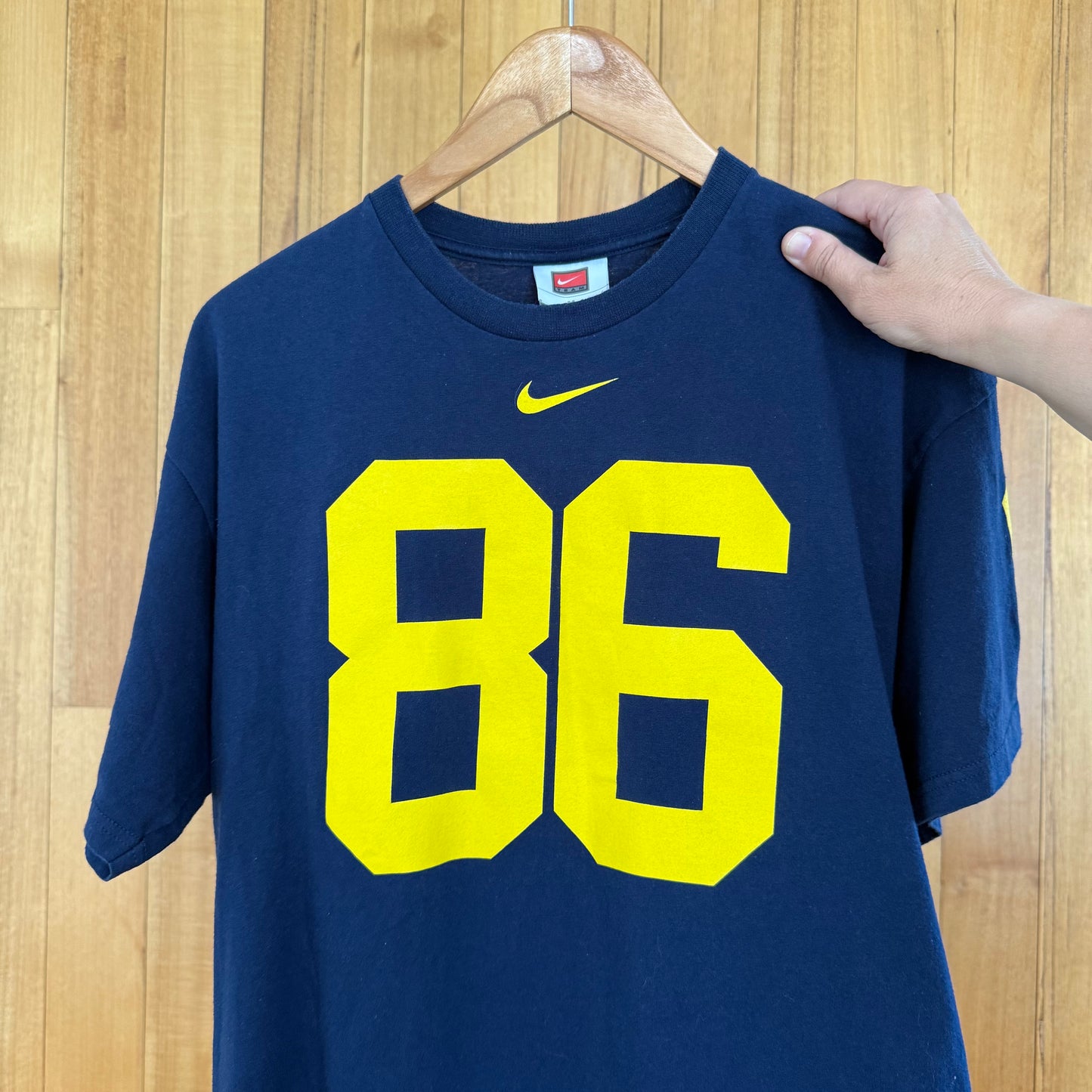 Nike Team University of Michigan 86 Football T-Shirt