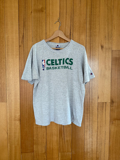 Champion Boston Celtics Basketball T-Shirt (Grey)