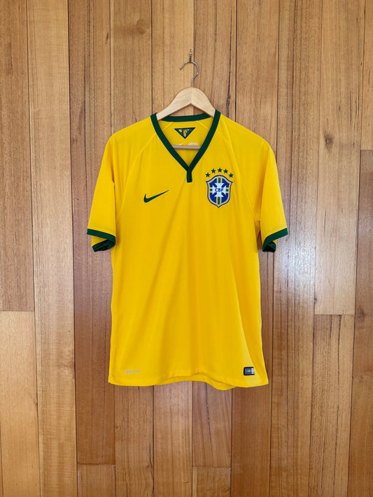 Brazil Football Confederation Authentic Jersey World Cup 2014