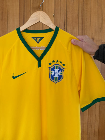 Brazil Football Confederation Authentic Jersey World Cup 2014