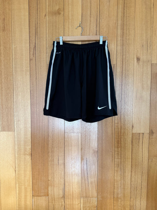 Nike Football Dri-Fit Shorts (white stripe)