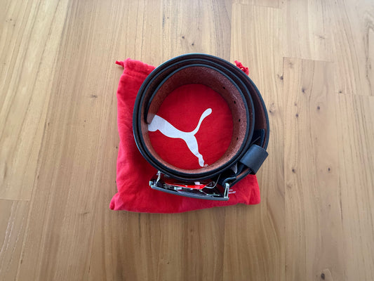 Puma Golf Leather Rivet Belt