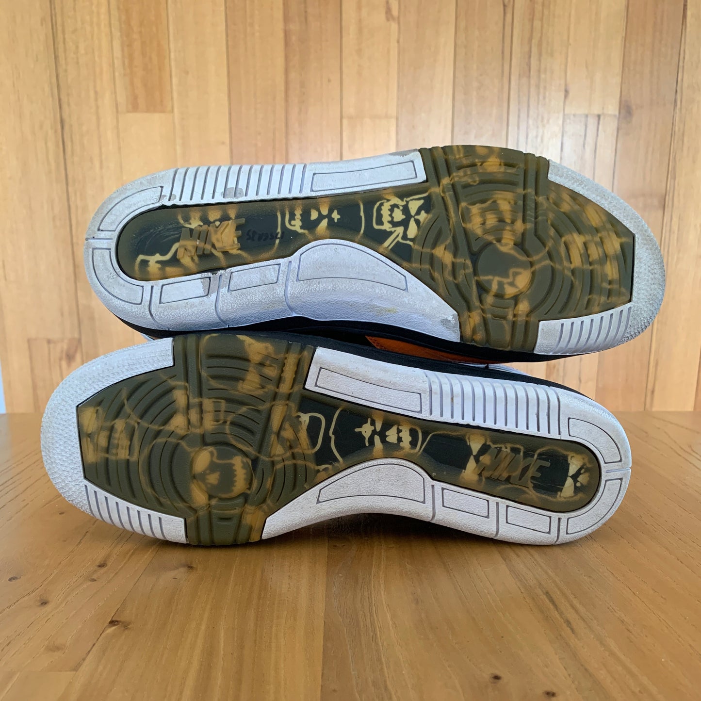 2007 Nike Court Force Safari Pack - Halloween Black/Yellow/Orange Blaze