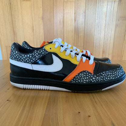 2007 Nike Court Force Safari Pack - Halloween Black/Yellow/Orange Blaze