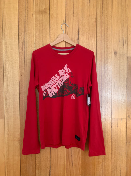 Nike ACG Boundaries are Set by Dictators Long Sleeve T-Shirt - Red