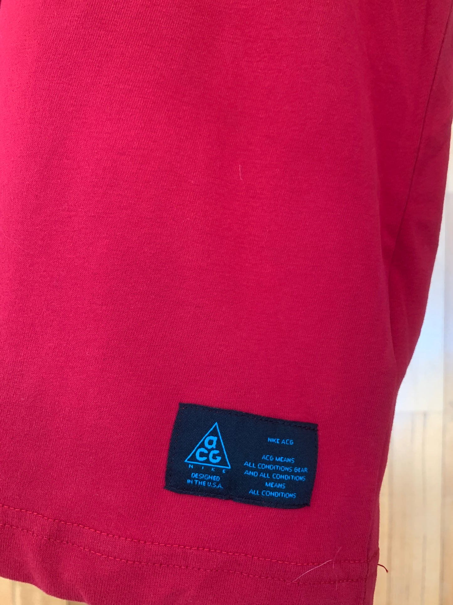 Nike ACG Boundaries are Set by Dictators Long Sleeve T-Shirt - Red