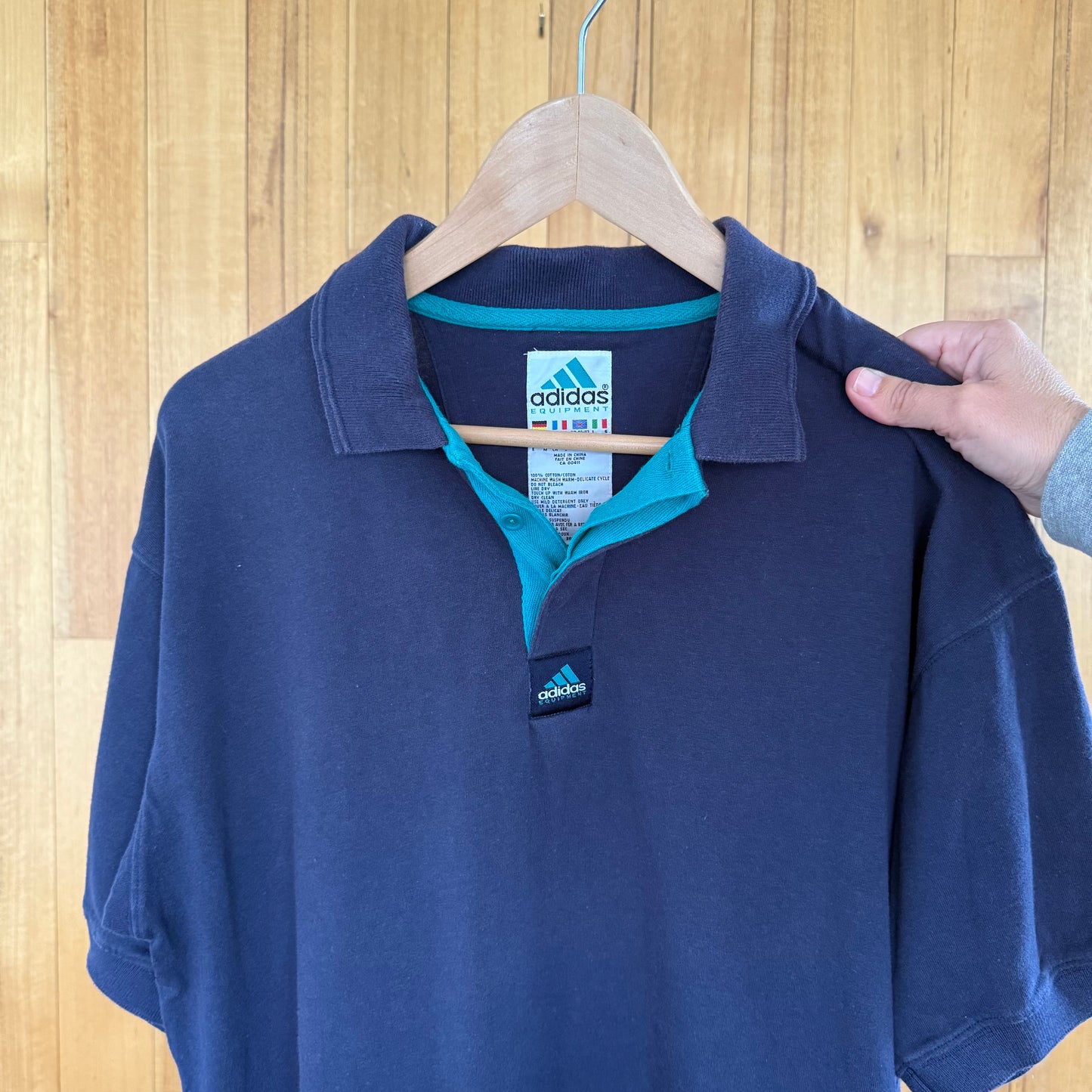 1990's Adidas Equipment Polo Shirt