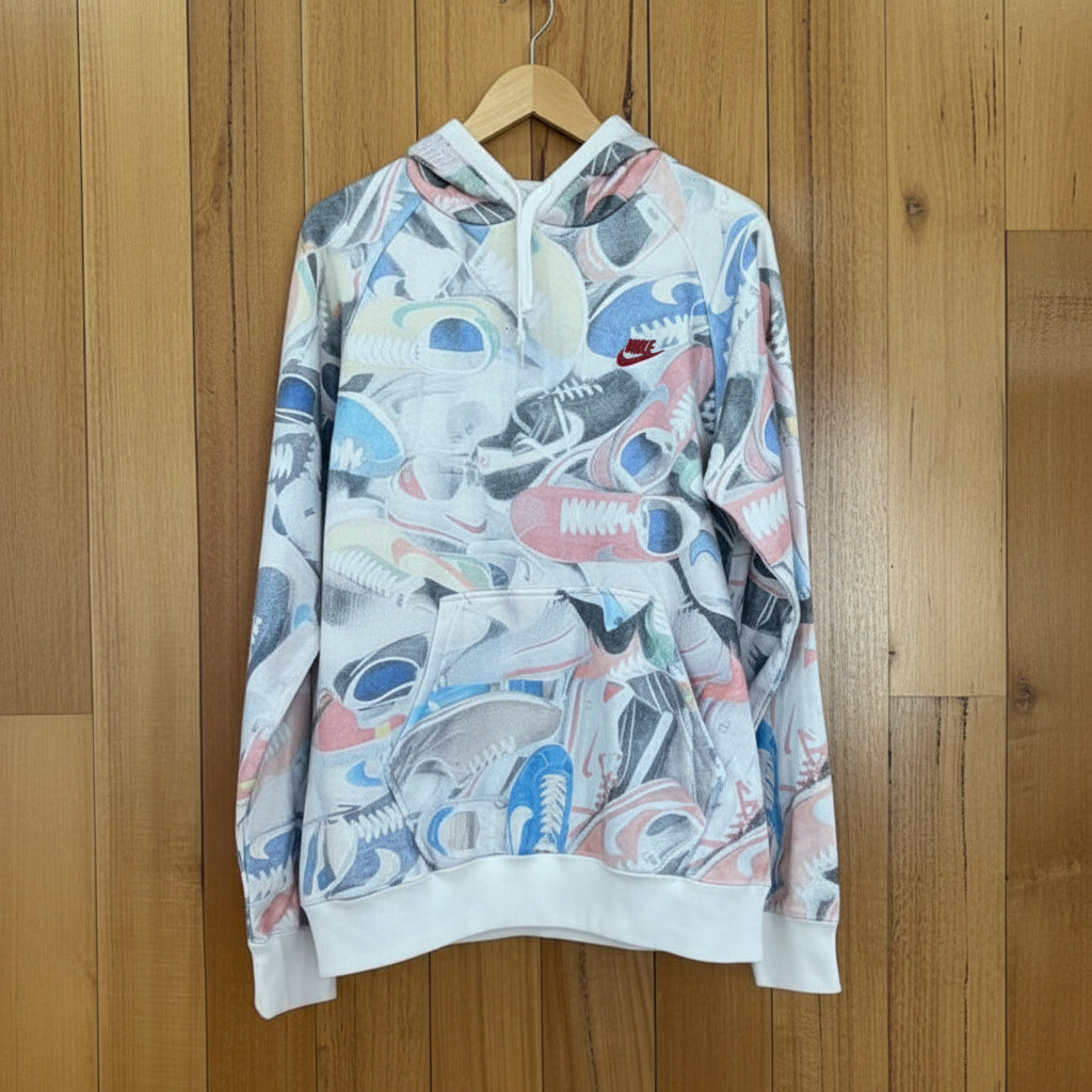 Nike Sportswear Sneaker Print Hoodie