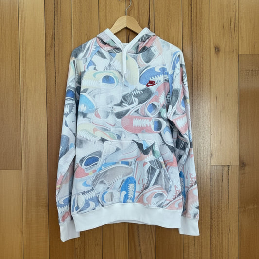 Nike Sportswear Sneaker Print Hoodie