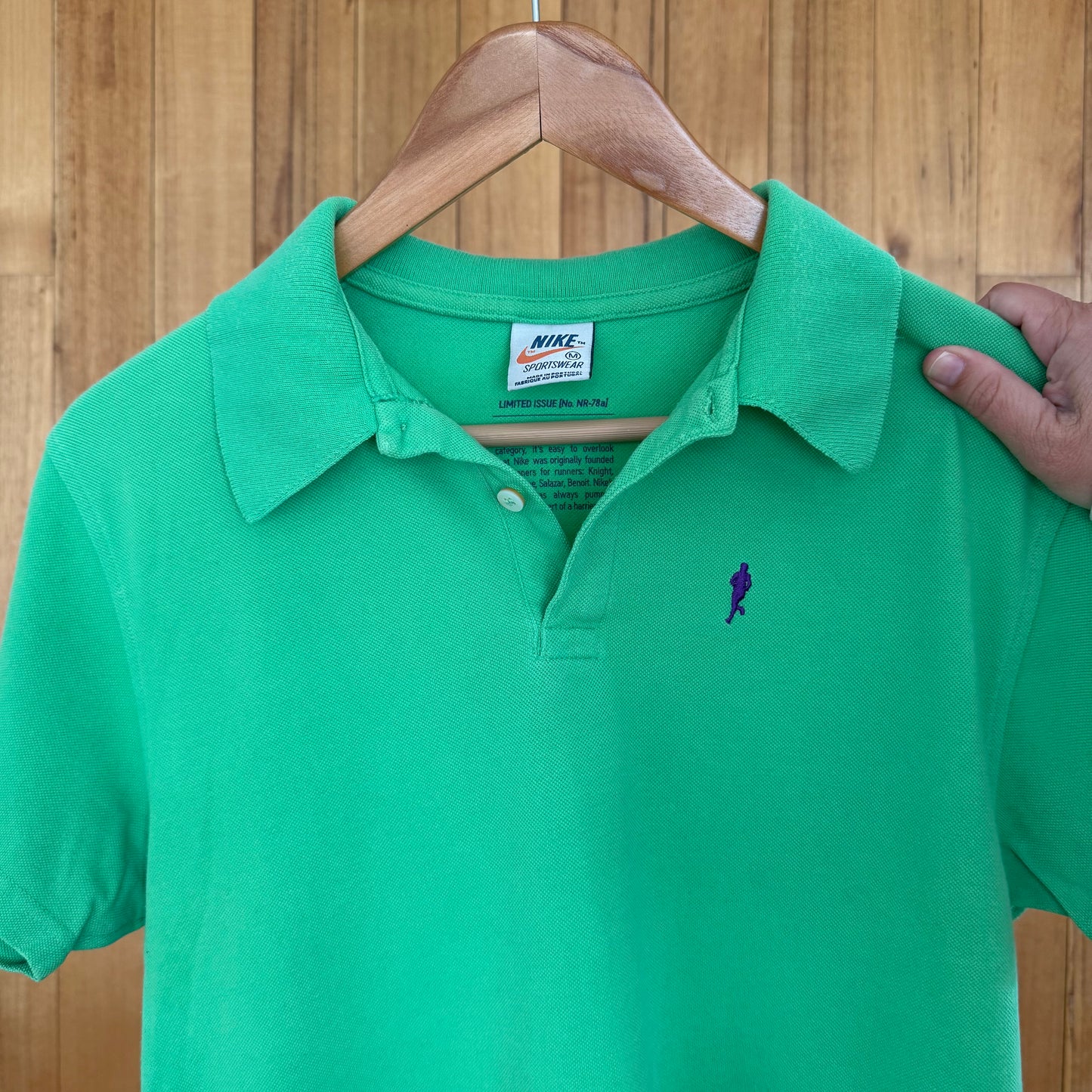 Nike Sportswear Limited Issue 'Steve Prefontain' Runners Polo Shirt - Green