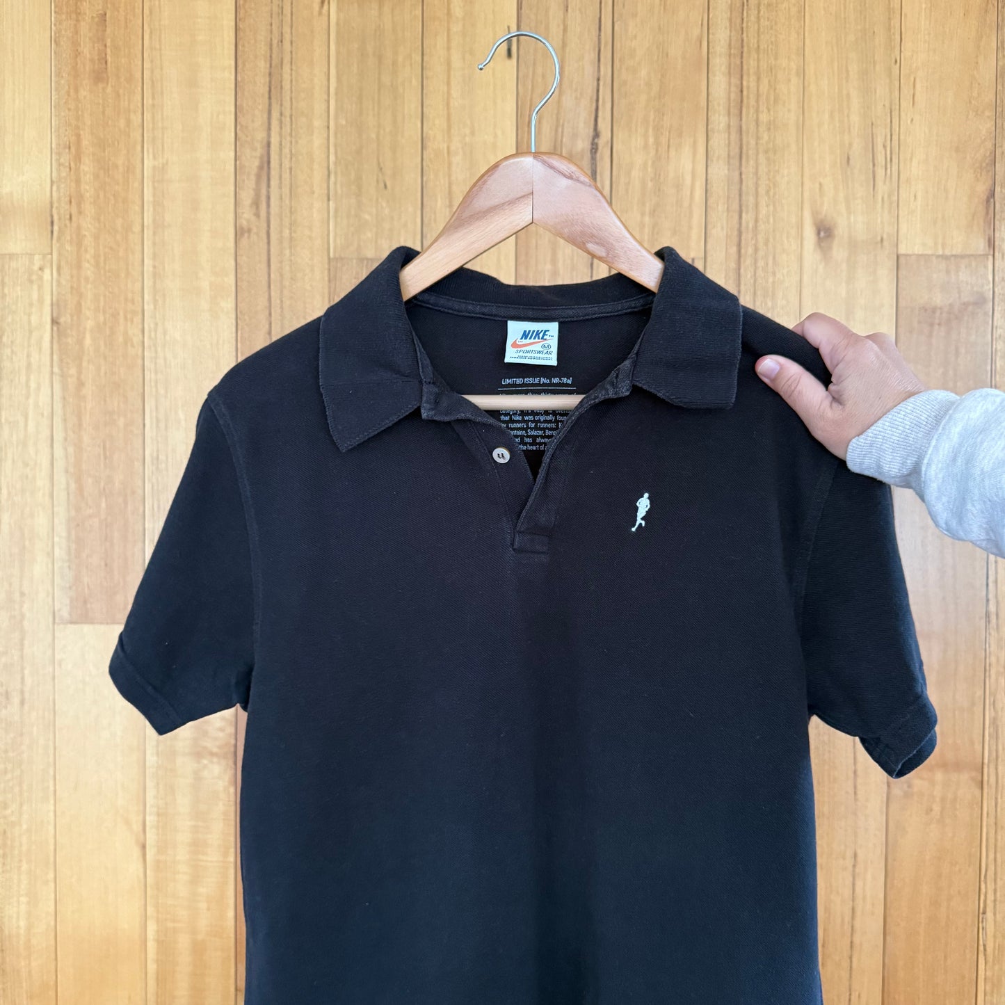 Nike Sportswear Limited Issue 'Steve Prefontain' Runners Polo Shirt - Black