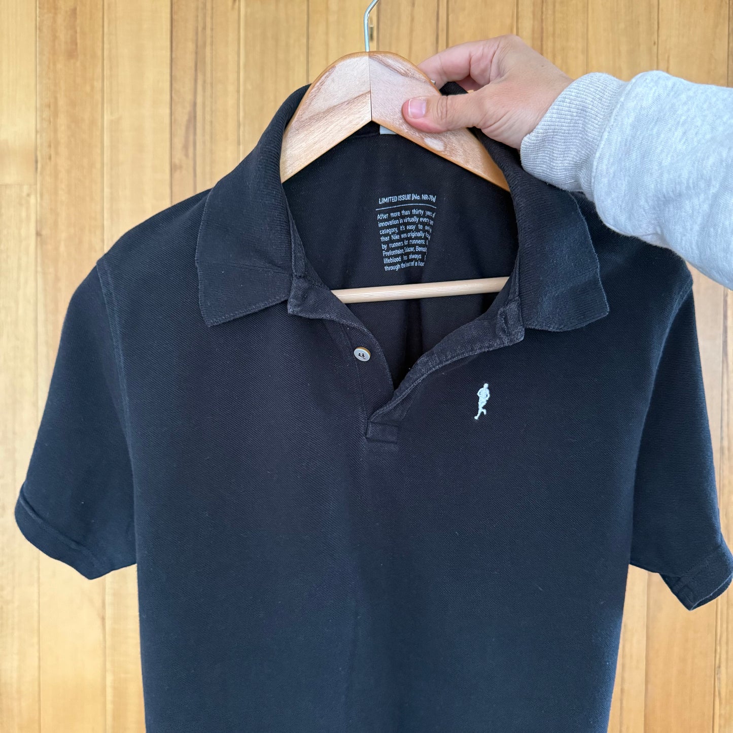 Nike Sportswear Limited Issue 'Steve Prefontain' Runners Polo Shirt - Black