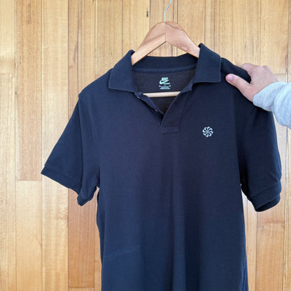 Nike Sportswear Black Pinwheel Polo Shirt