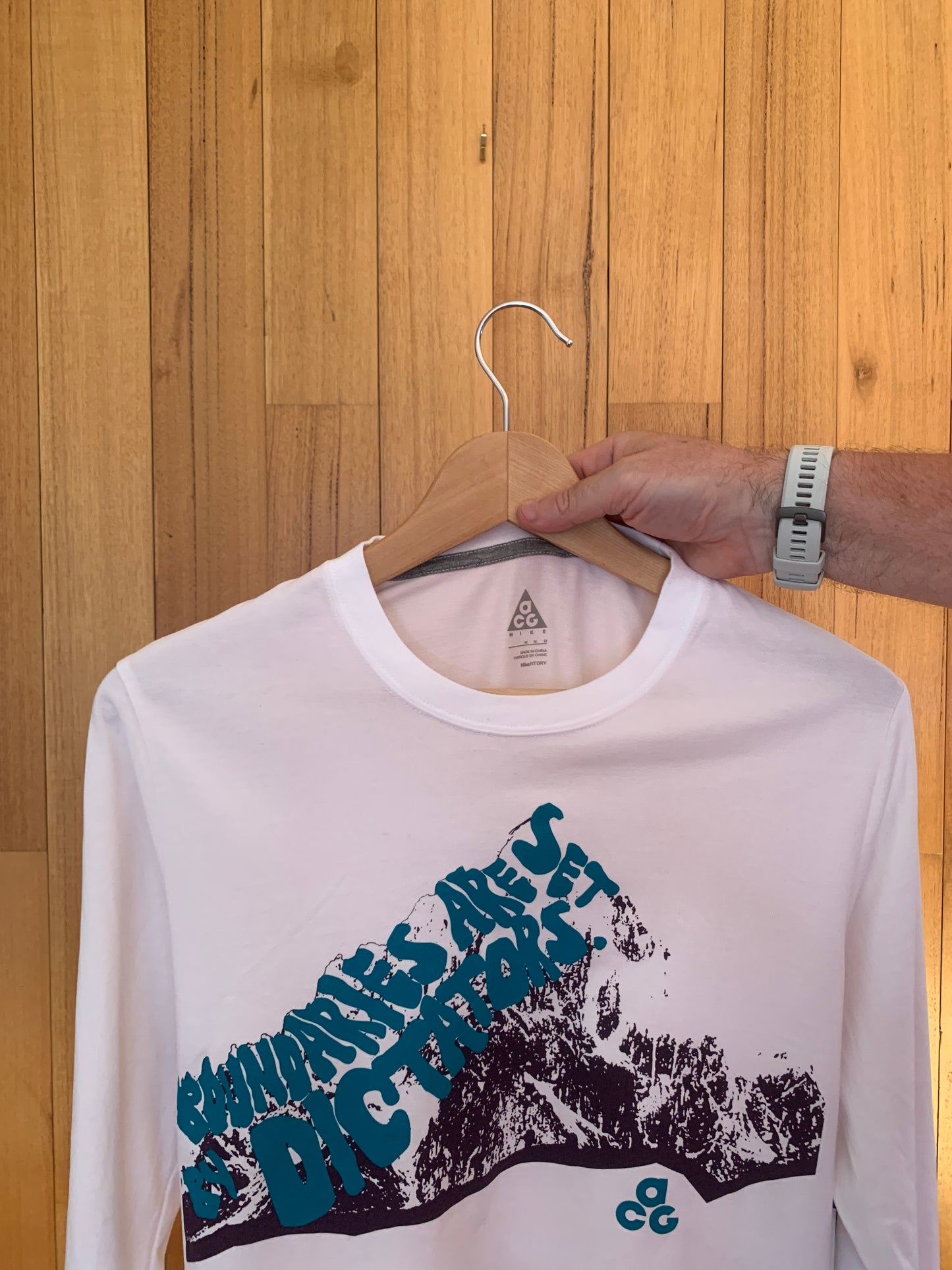Nike ACG Boundaries are Set by Dictators Long Sleeve T-Shirt - White