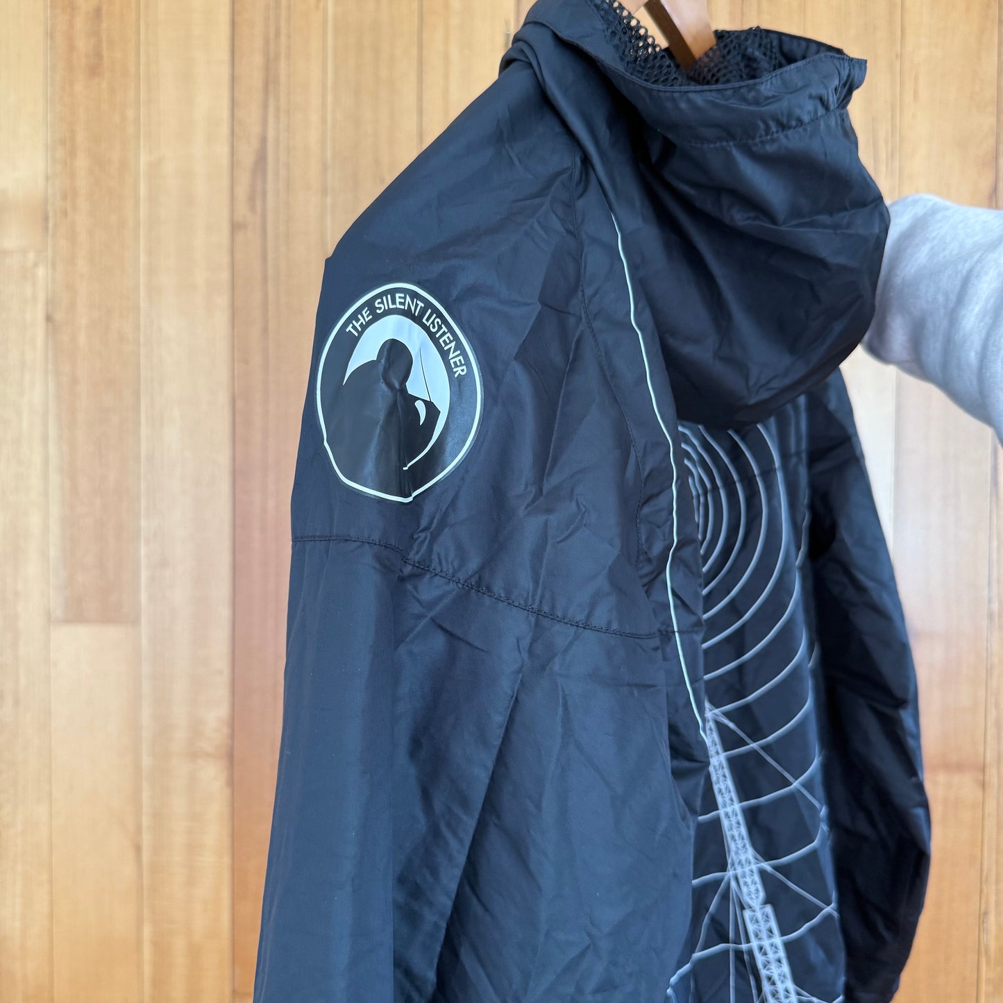 Nike Sportswear x Ben Drury Hold Tight Windrunner Jacket with carry bag