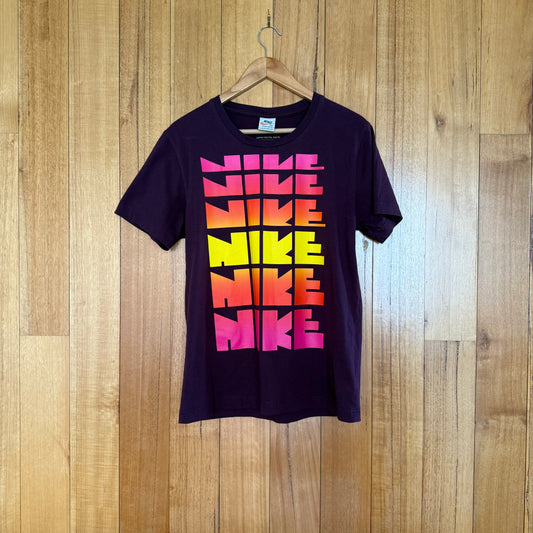 Nike Sportswear Limited Issue Geoff Hollister 'Modified Block' Logo T-Shirt