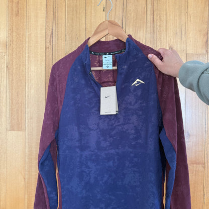 Nike Trail Dri-Fit 1/4 Zip Long Sleeve Running Top
