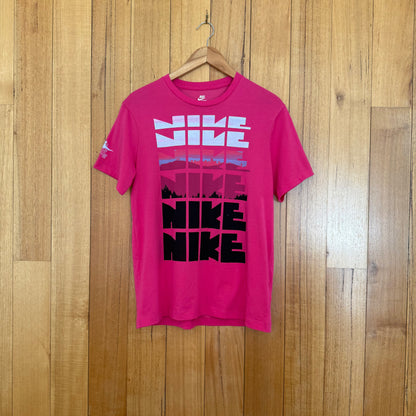 Nike Sportswear 'Modified Block' Graphic Logo T-Shirt