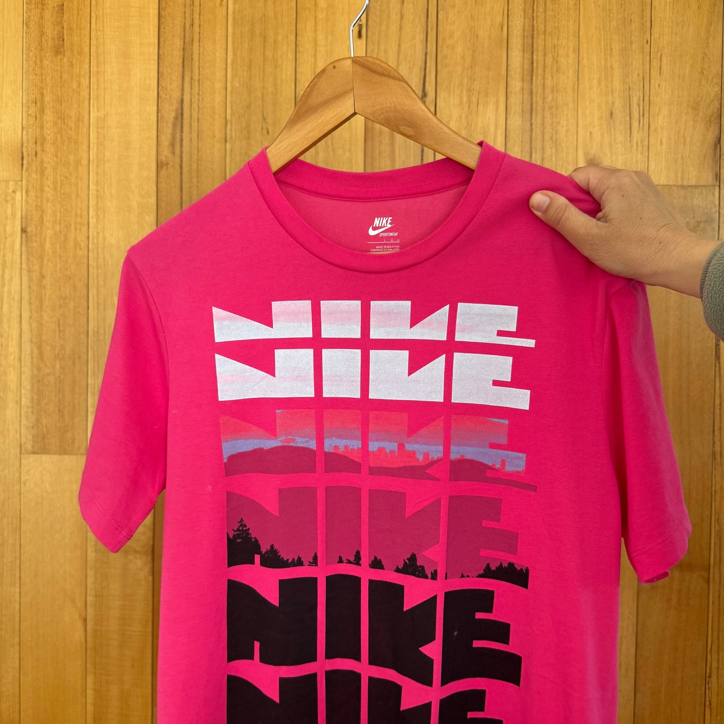 Nike Sportswear 'Modified Block' Graphic Logo T-Shirt
