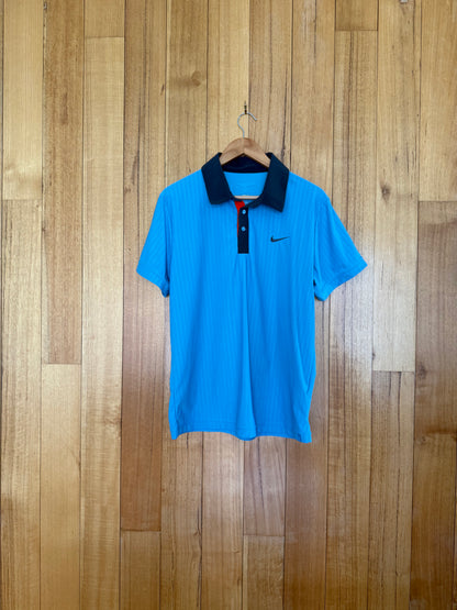 Nike Tennis Blue FitDry Polo Shirt