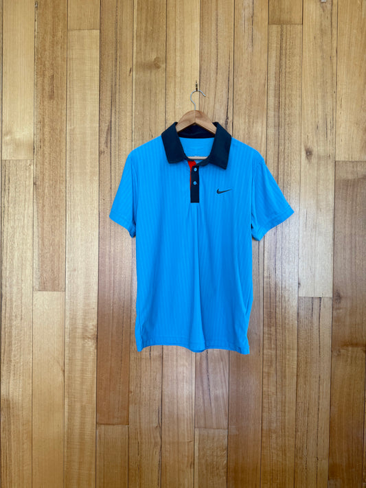 Nike Tennis Blue FitDry Polo Shirt