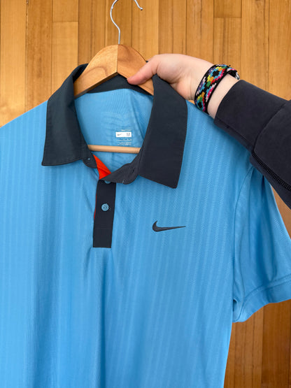 Nike Tennis Blue FitDry Polo Shirt