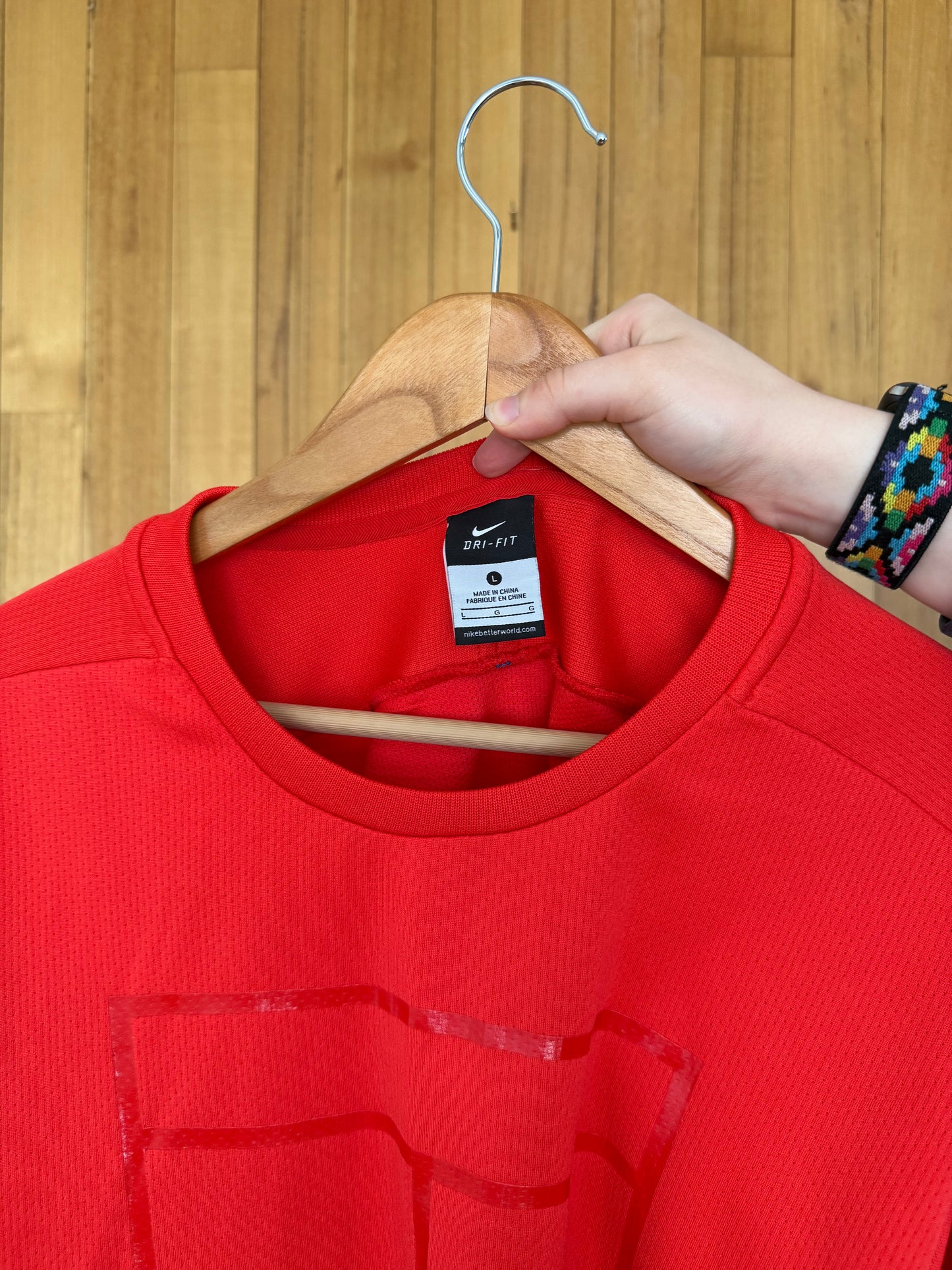 Nike Tennis Long-Sleeve Coach Crew - Red