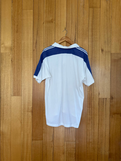 1990's Nike Tennis Supreme Court Polo Shirt - White/Purple