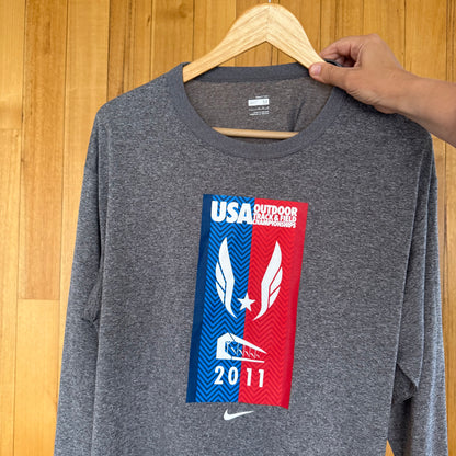 Nike USA Outdoor Track & Field Championships 2011 Long-sleeve T-Shirt