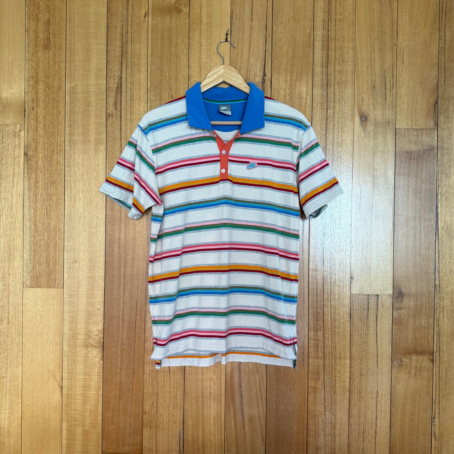 Nike Sportswear Multi-coloured Striped Polo Shirt