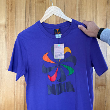 Nike Pinwheel Logo T-Shirt - Purple