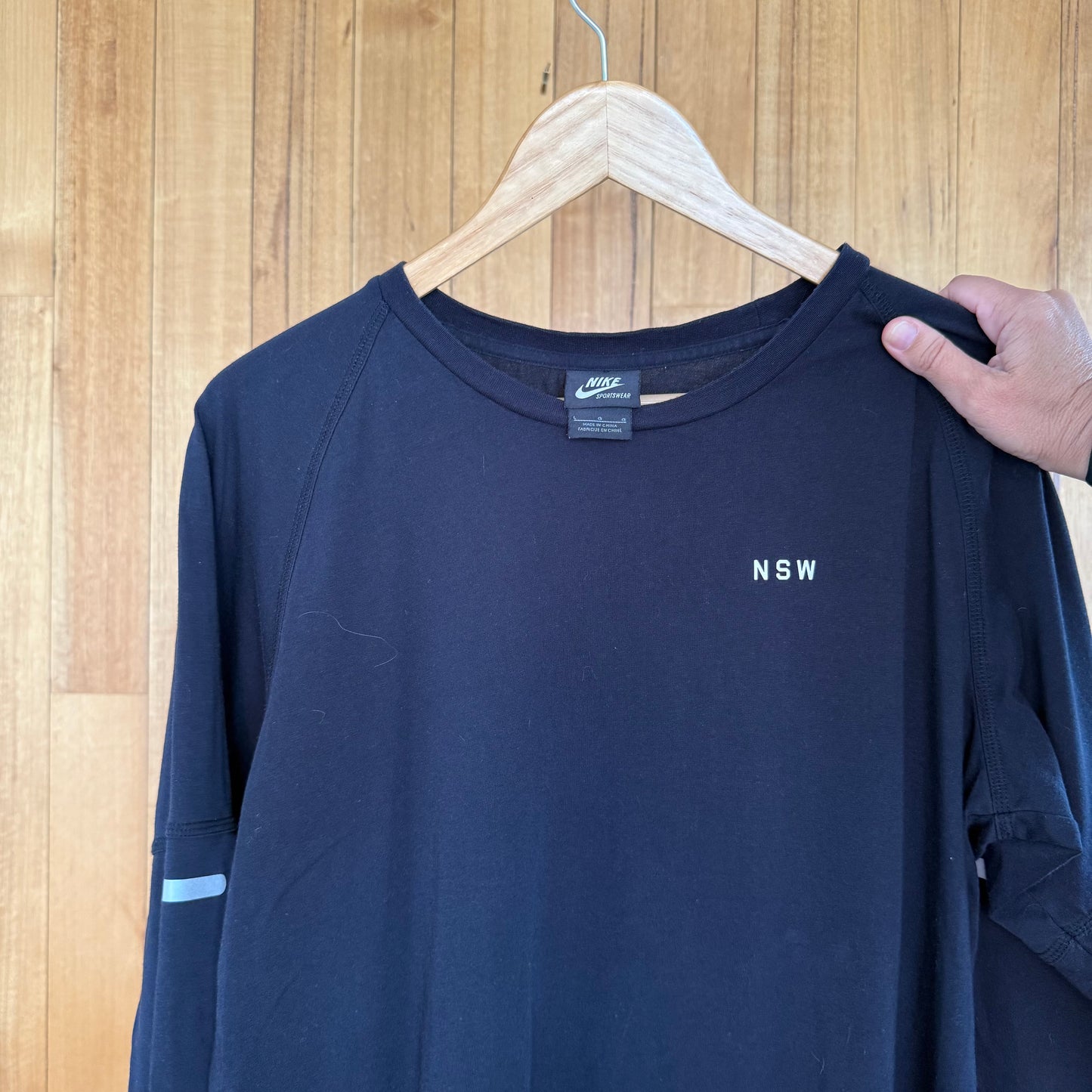 Nike Sportswear 3/4 Sleeve T-Shirt - Black