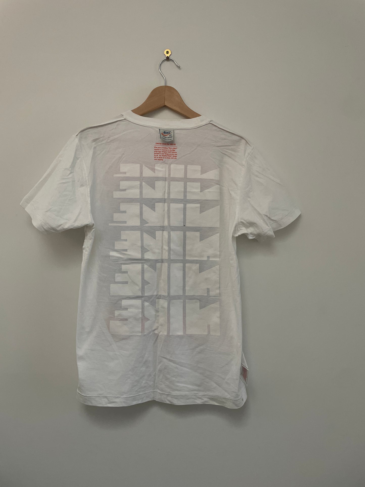 Nike White Label - Nike Modified Block Logo T-Shirt