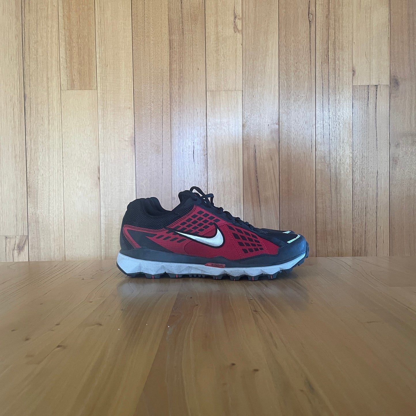 2007 Nike Air Zoom Trail S+ Running 'Black Red'