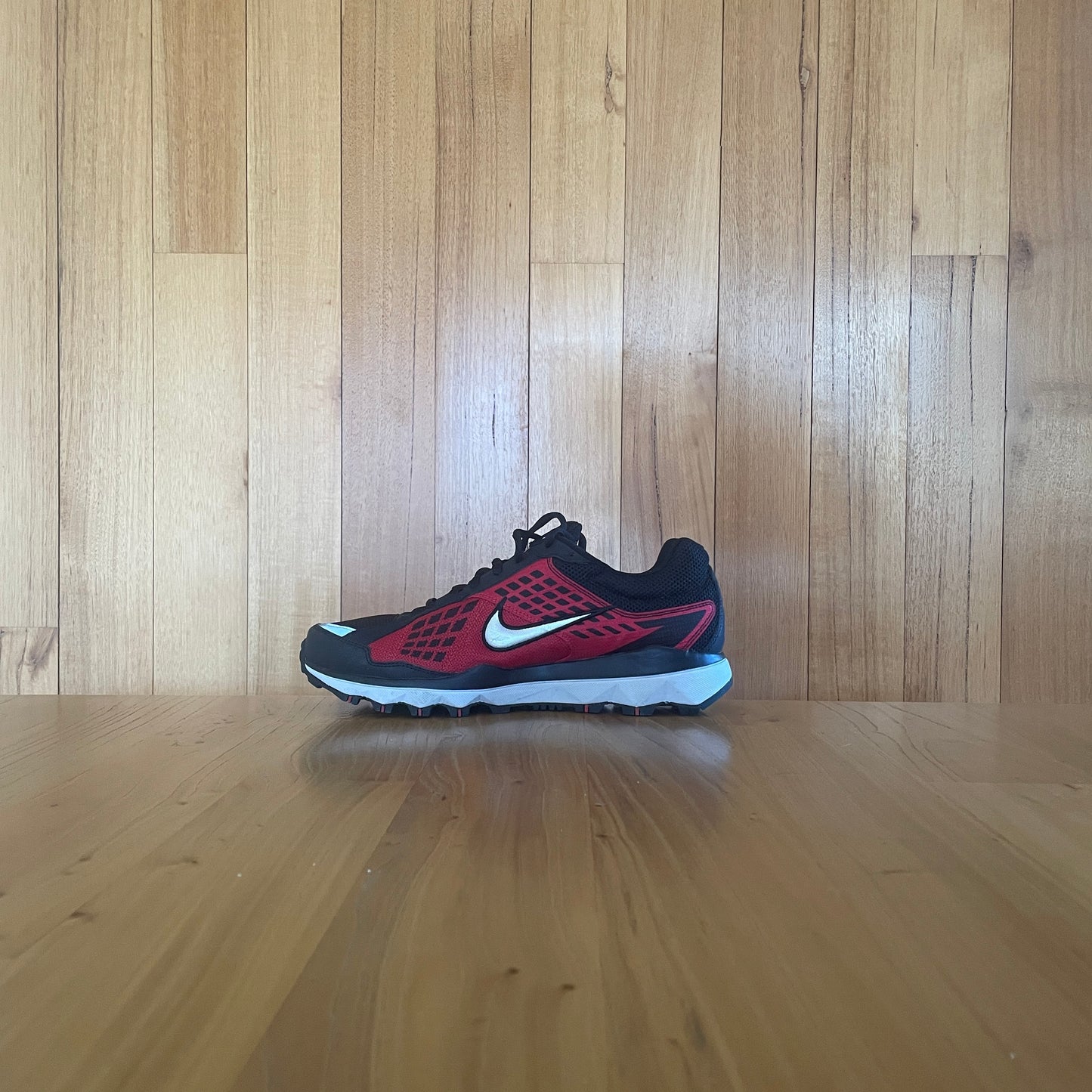 2007 Nike Air Zoom Trail S+ Running 'Black Red'