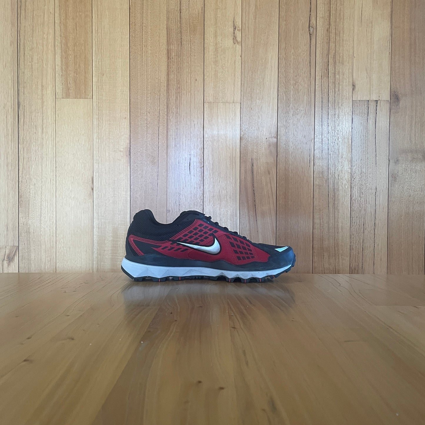 2007 Nike Air Zoom Trail S+ Running 'Black Red'