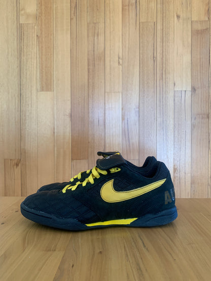 Nike Livestrong Air Zoom Tiempo TZ LAF Austin cycling shoe in black with Varsity Maize yellow accents, Lance Armstrong collaboration, unworn with box