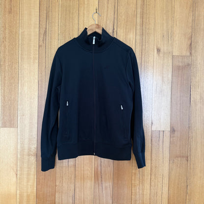 Nike Sportswear black track jacket in all-black colorway, Spring 2010 release, pre-owned condition