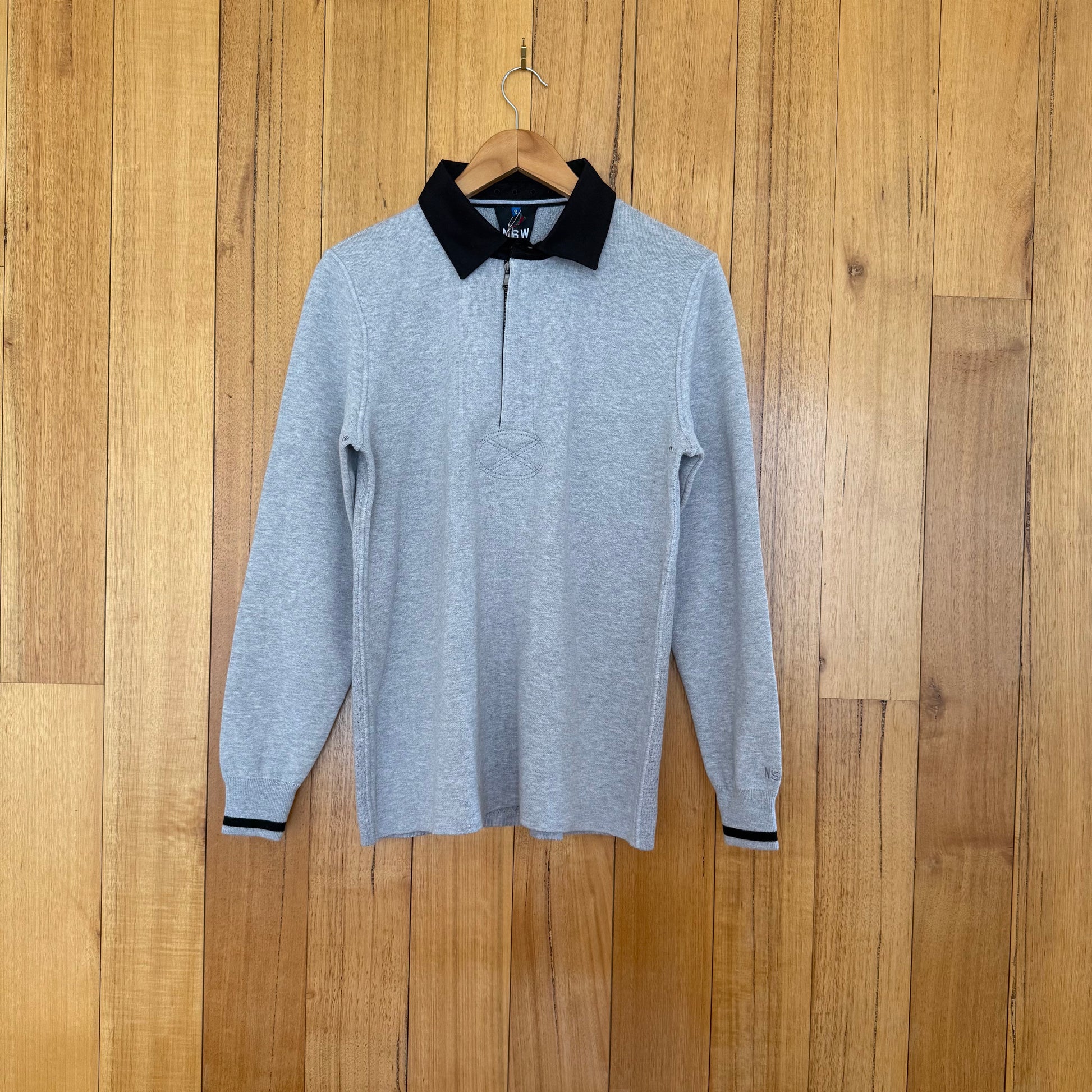 Nike Sportswear Made in Italy rugby top in grey, premium Italian construction from 2010s, new with tags