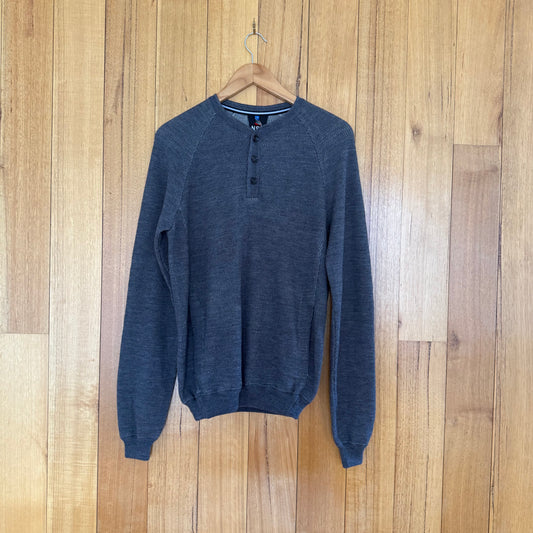 Nike Sportswear Made in Italy wool sweater in grey, premium Italian wool construction from 2010s, new with tags